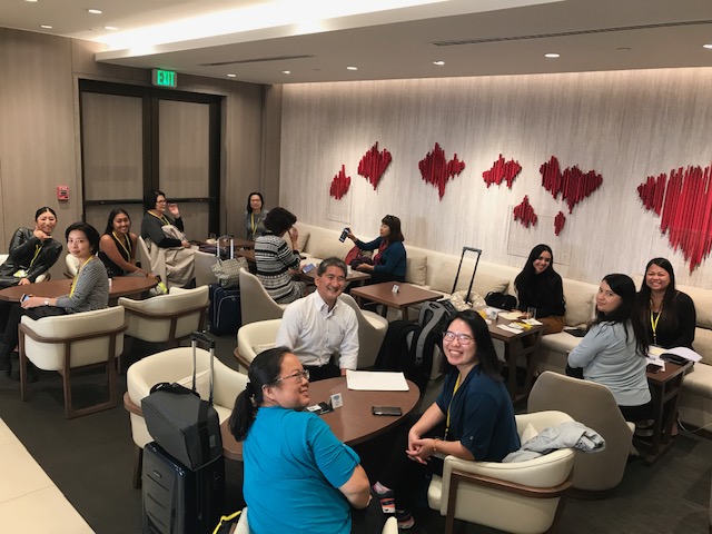 Team Non-Stop Travel taking over the lounge!
