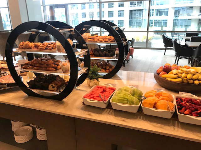 Hyatt Regency Seattle Club Lounge Food